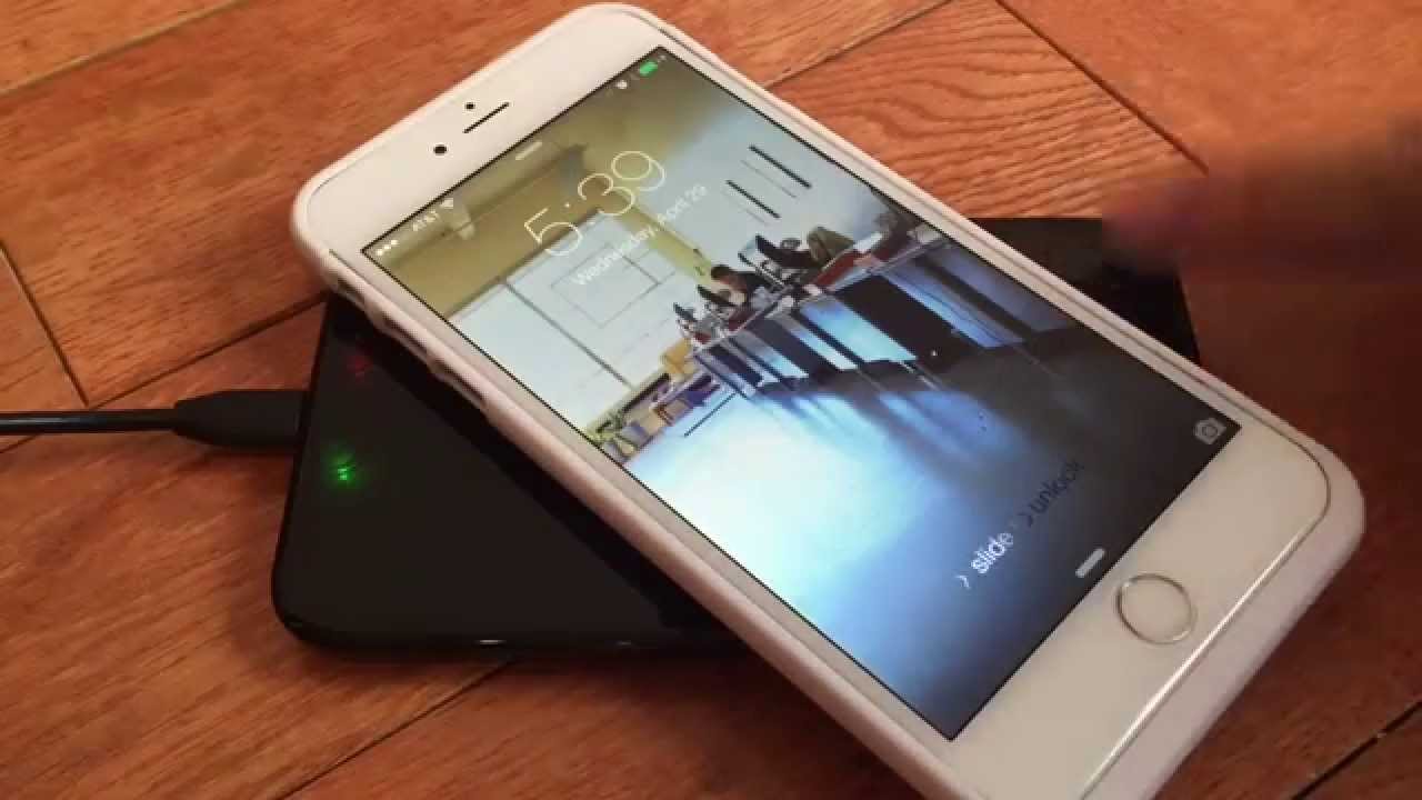 A Qi wireless charging case for the iPhone 6 Plus - YouTube