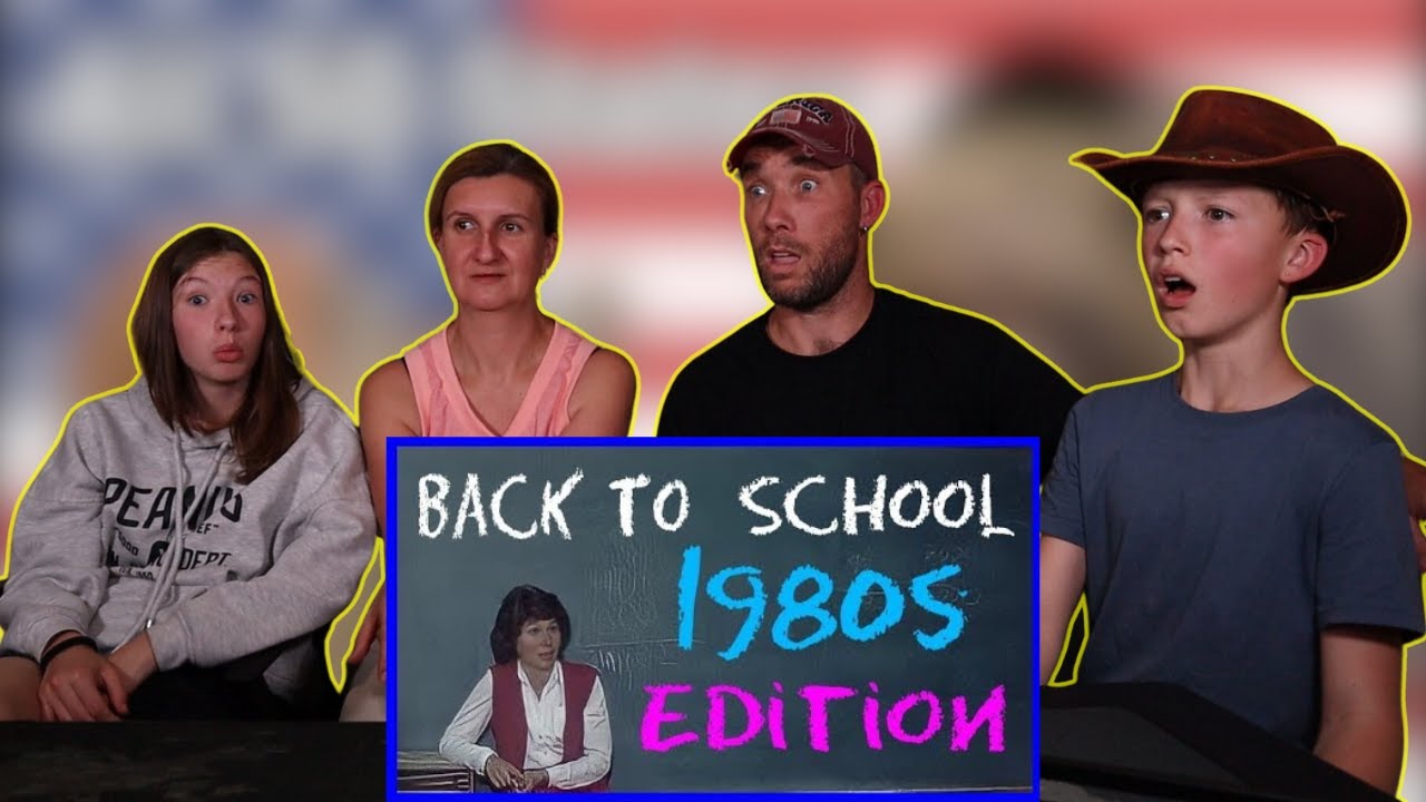 European Family Reacts To Back To School In 1980s America