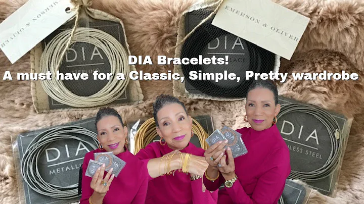 DIA Bracelets - a must have for a Classic, Simple,...