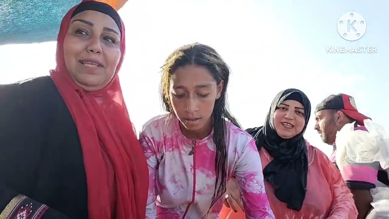 احلى يوم قضيته ام توته وام محمد والشبح وغرقت ام توته وابو حبيشه في الميه 🧿🪬💦🌊🐬🦈