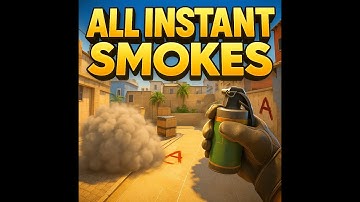 CS2 Mirage T-Spawn Smokes Guide 🔥Instant Window, Connector &Short Lineups | Easy Pro Tutorial #cs2