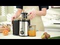 600W Electric Power Juicer Machine 2 Speed Stainless Steel Juice Extractor Household Fruit Ve