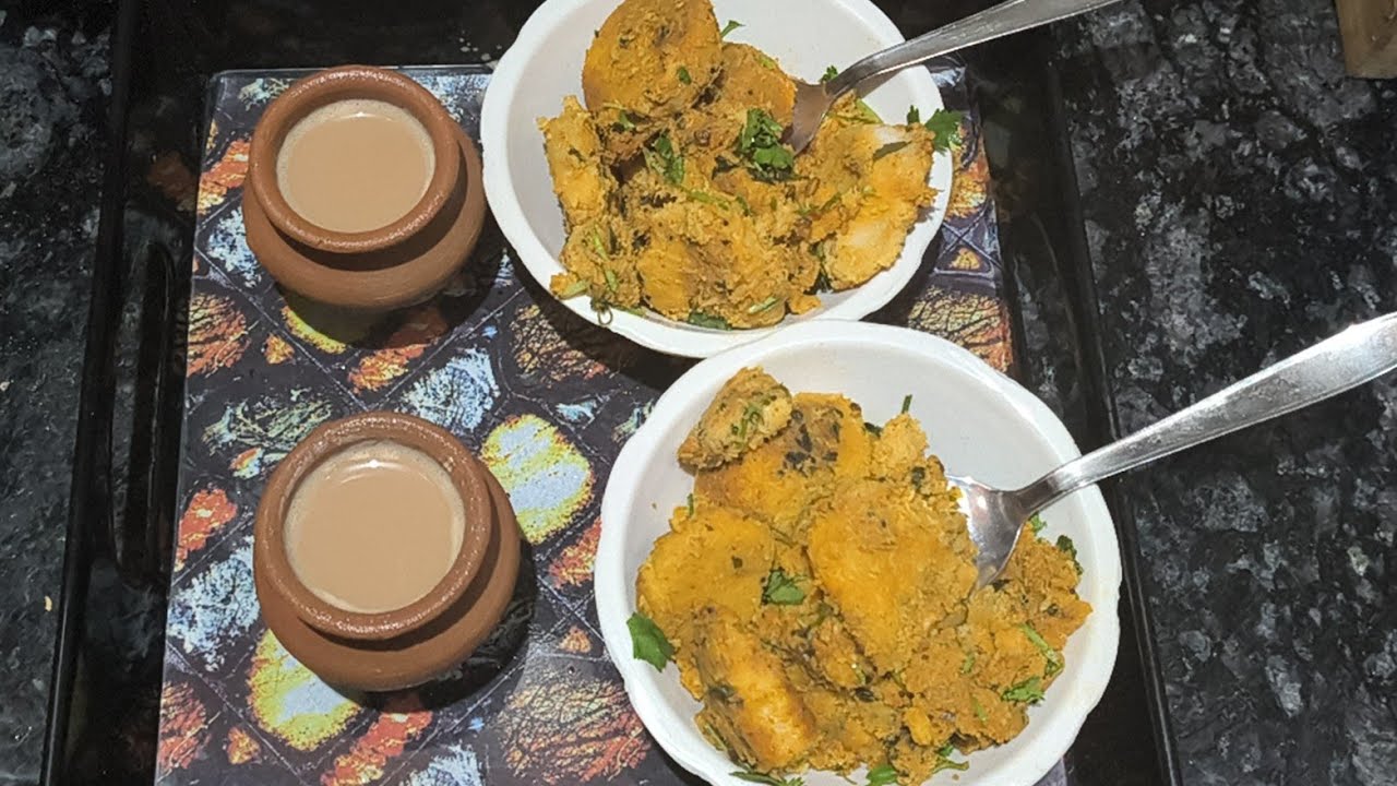 Special tandoori matka chai with pahadi arbi (pindalu)