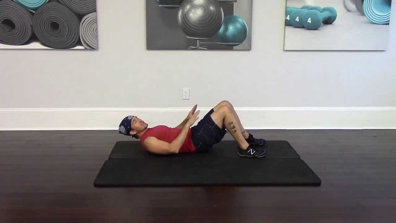 how to do reverse crunches - YouTube