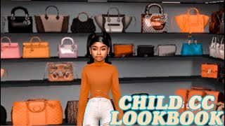 Sims 4 URBAN CHILD LOOKBOOK + CC LINKS