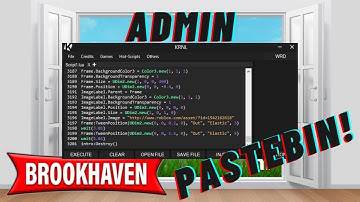BROOKHAVEN RP ADMIN SCRIPT NEW PASTEBIN WORKING!