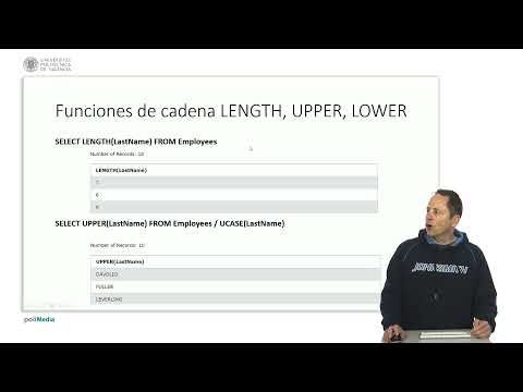 SQL. Funciones agregadas y por fila | 17/25 | UPV