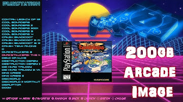 VLC 200gb Arcade Build - PSX, MAME, Nintendo, Genesis