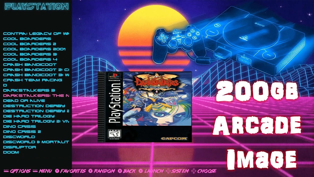 VLC 200gb Arcade Build - PSX, MAME, Nintendo, Genesis - YouTube
