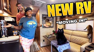We Swapped Van Life for WORLD'S SMALLEST Class A RV (RV Tour) - RV LIFE