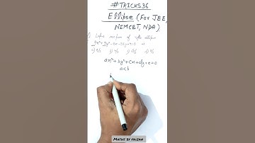 ELLIPSE🔥🔥 #Tricks36 for #JEE #BITSAT #NIMCET #NDA
