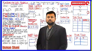 Fundamental Logic Gates👌| OR Gate, AND Gate , NOT Gate Truth Table | Electronics Physics lectures