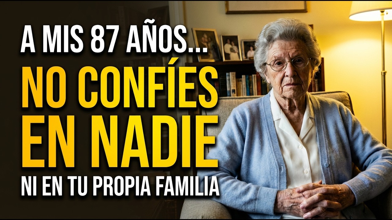 mis 87 años entendí una dura verdad: no confíes en nadie, ni siquiera en tu propia familia.