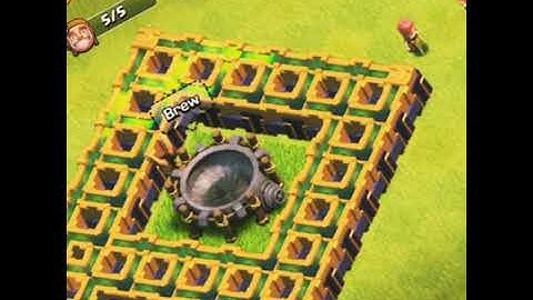 UPGRADING SPELL FACTORY IN TOWN HALL-LEVEL 1 TO MAX-CLASH OF CLAN😇