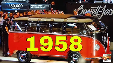 CLASSIC VW- 1958 VW MICROBUS, 23 WINDOW SOLD AT BARRETT- JACKSON