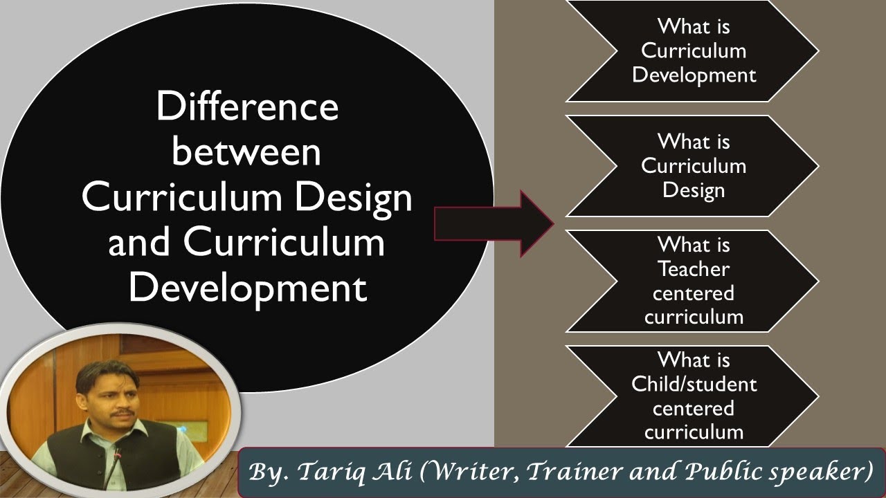Difference Between Curriculum Development And Curriculum Design YouTube