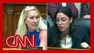 Marjorie Taylor Greene clashes with Ocasio-Cortez in chaotic hearing