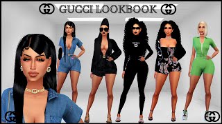 DESIGNER | GUCCI LOOKBOOK (Part 4) | CC LINKS || SIMS 4