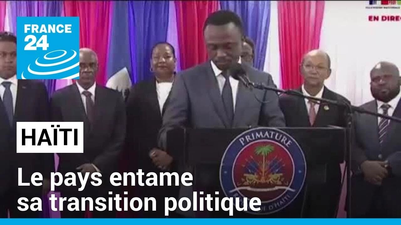 Haïti : le pays entame sa transition politique • FRANCE 24 - YouTube