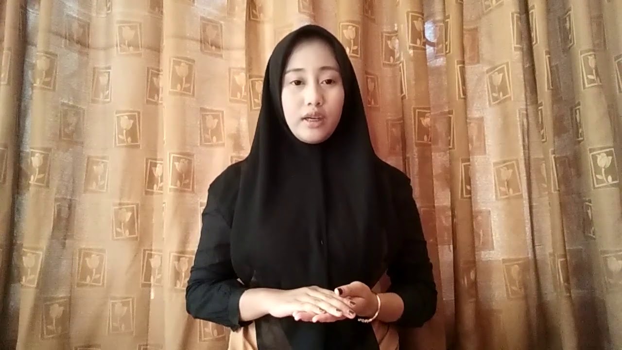 Pidato Bahasa Arab "Akhlakul Karimah" by: Ayu dhea - YouTube