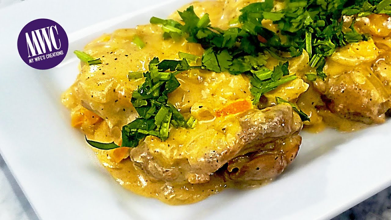 MUSLOS DE POLLO JUGOSOS EN SALSA DE AJO - Recetas MWC - YouTube