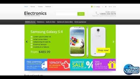 Download Responsive Electronics Store PrestaShop Theme by  Hermes TM