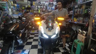 HONDA ADV 160 HAND GUARD WITH DRL