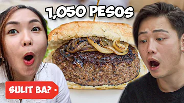 P15 Burger vs P1,050 Burger