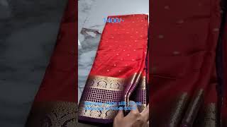 Mysore crape silk sarees with blouse # 1400/- + shipping charges online payment only