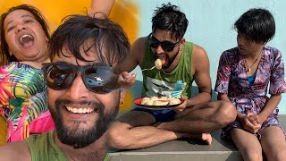 Salina and Manish finally in swimming poll , Having fun and Happy  Moment  | Himesh Megha New video