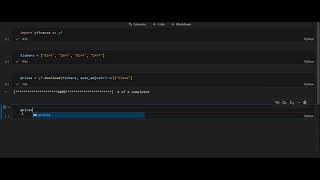 📊 Selecting and Organizing Financial Data | Portfolio Construction with Python – Ep. 1