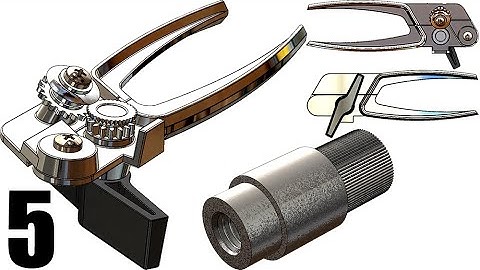 5- Project 22| Tin Opener |SolidWorks Tutorial : knurling connector