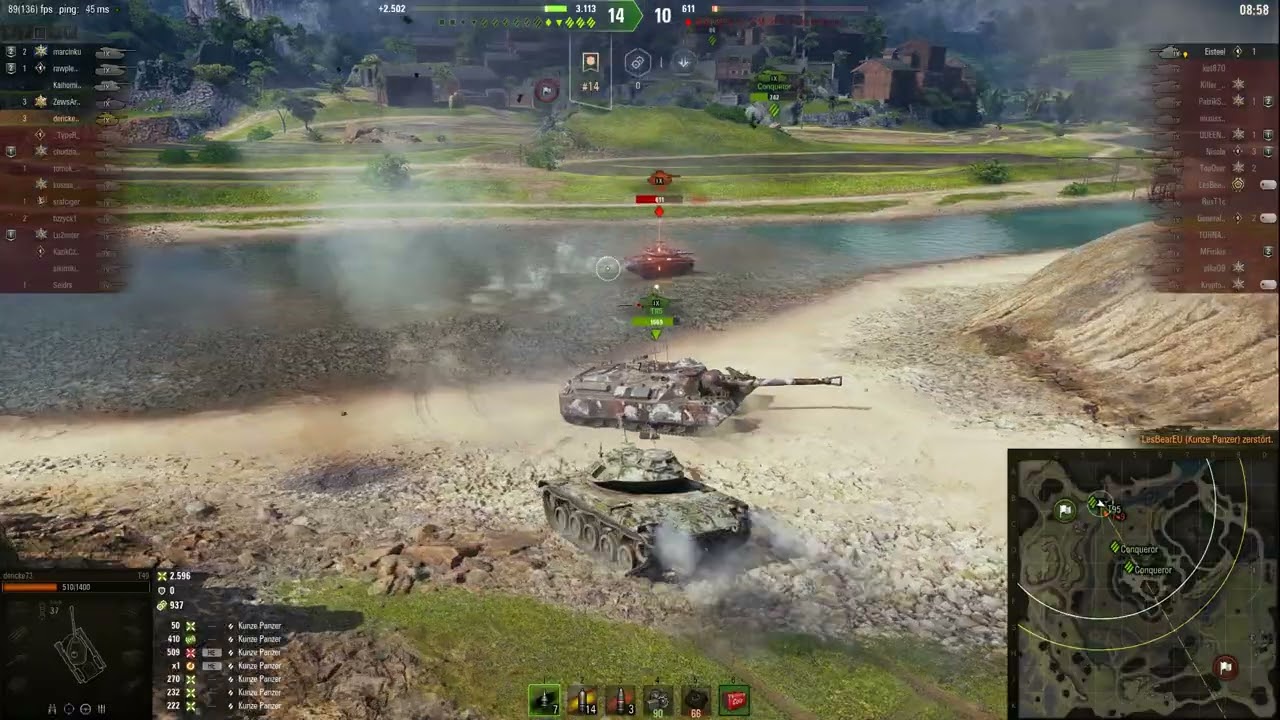 T 49, 2x Perlenfluss