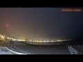 Mar del Plata - 4K - Atardecer y anochecer con neblina - Time Lapse - Sunset and night