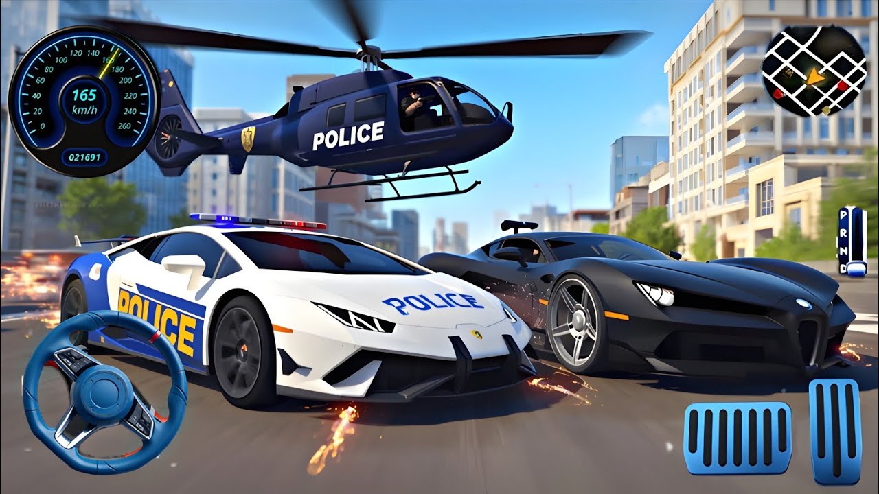 Police Car Chase Simulator 3D Game - Real Cop Cars Driving Simulator ...