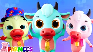Count 1 to 5 with Five Little Cows + More Nursery Rhymes for Babies by Farmees - Nursery Rhymes And Kids Songs 33,923 views 1 month ago 10 minutes, 47 seconds