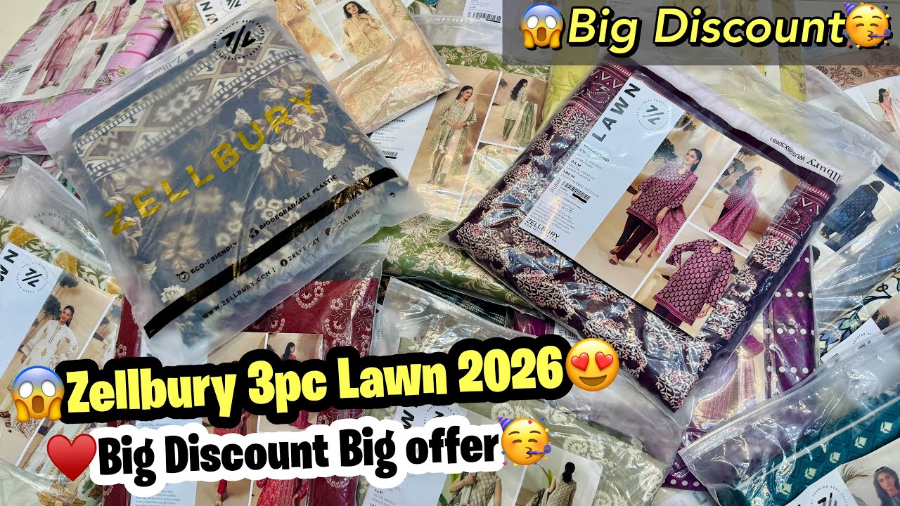 Original Zellbury Collection 2026 | Zellbury Lawn Collection 2026 | Zellbury Wholesale