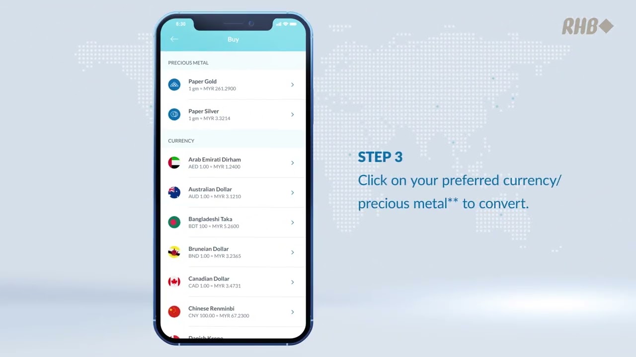 RHB Multi Currency Account Tutorial: RHB Mobile Banking App