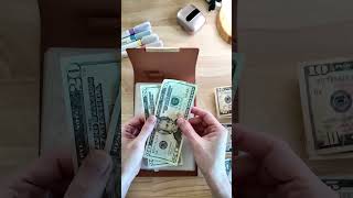 My money for the week, variable spending using cash