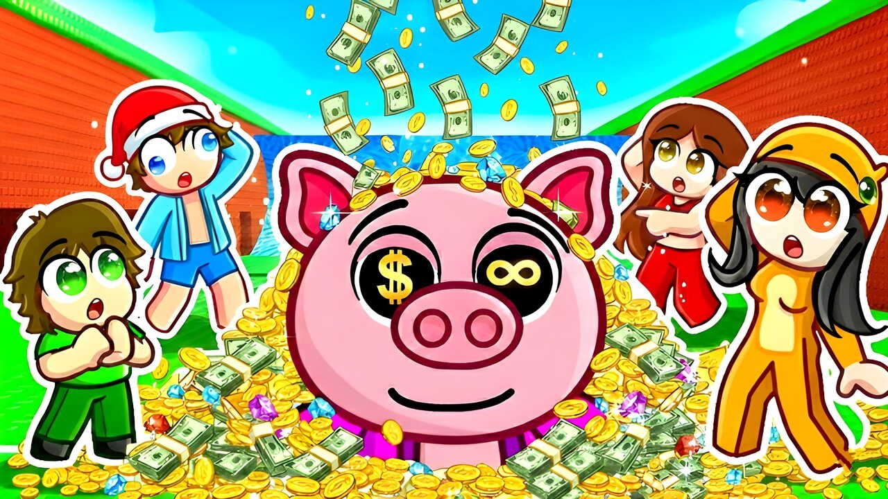 PRANK s NEKONEČNO PENĚZI v Escape Tsunami For Brainrots v Robloxu!