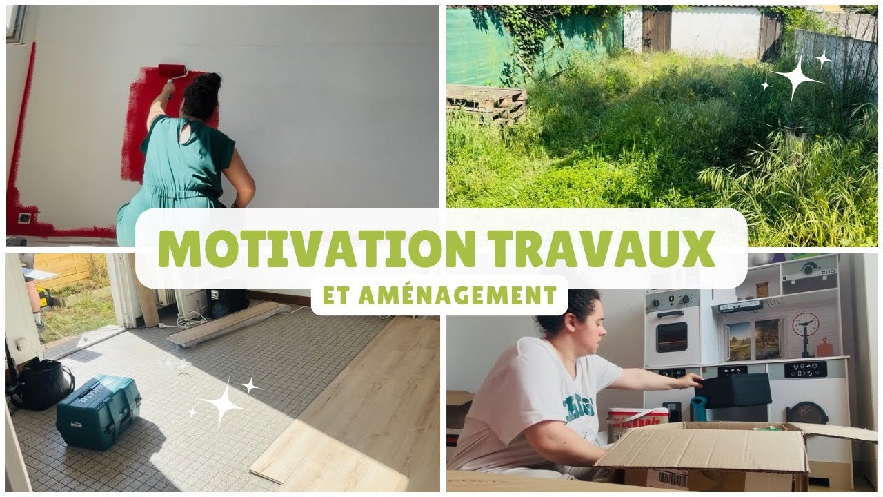 MOTIVATION TRAVAUX ET AMÉNAGEMENT / on a enfin les clés 🔑✨🏠