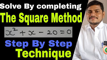 Quadratic Equation By Full Concept Completing Square Method। पूर्ण वर्ग विधि से द्विघात समीकरण करे।