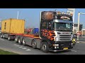 4K trucks, trucks, trucks, Waalhaven, Rotterdam, 29 MRT 2019