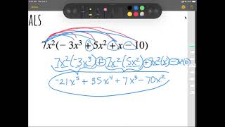 8-2&8-3 Multiplying Polynomials Alg 8 3 Multiplying Polynomials Word Problems