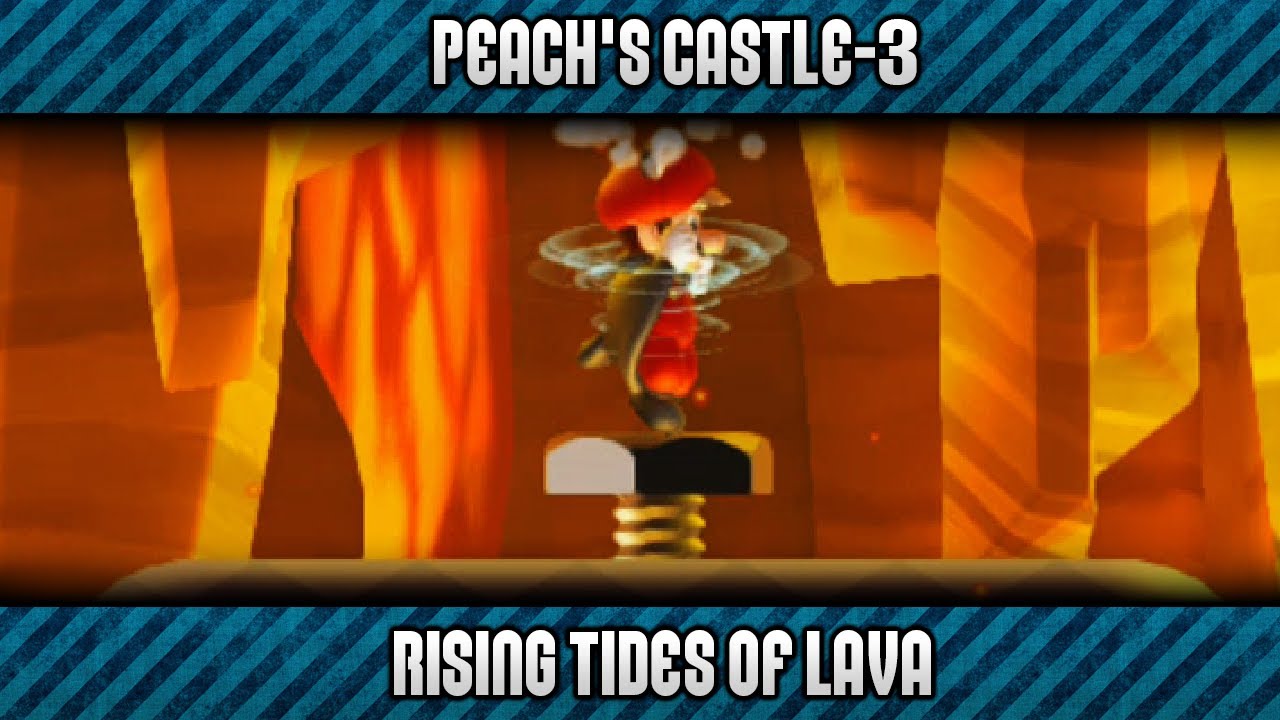 New Super Mario Bros. U 100 Peach's Castle3 Rising Tides of Lava