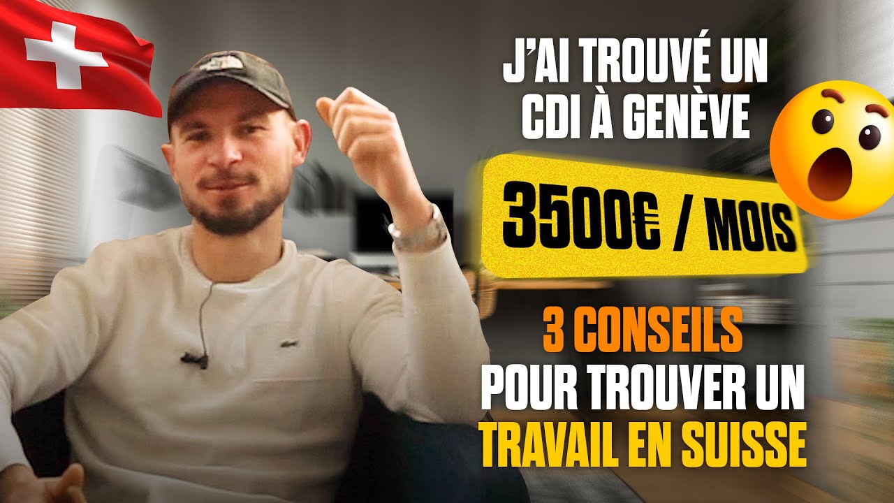 J'AI (enfin) TROUVÉ MON CDI À GENEVE