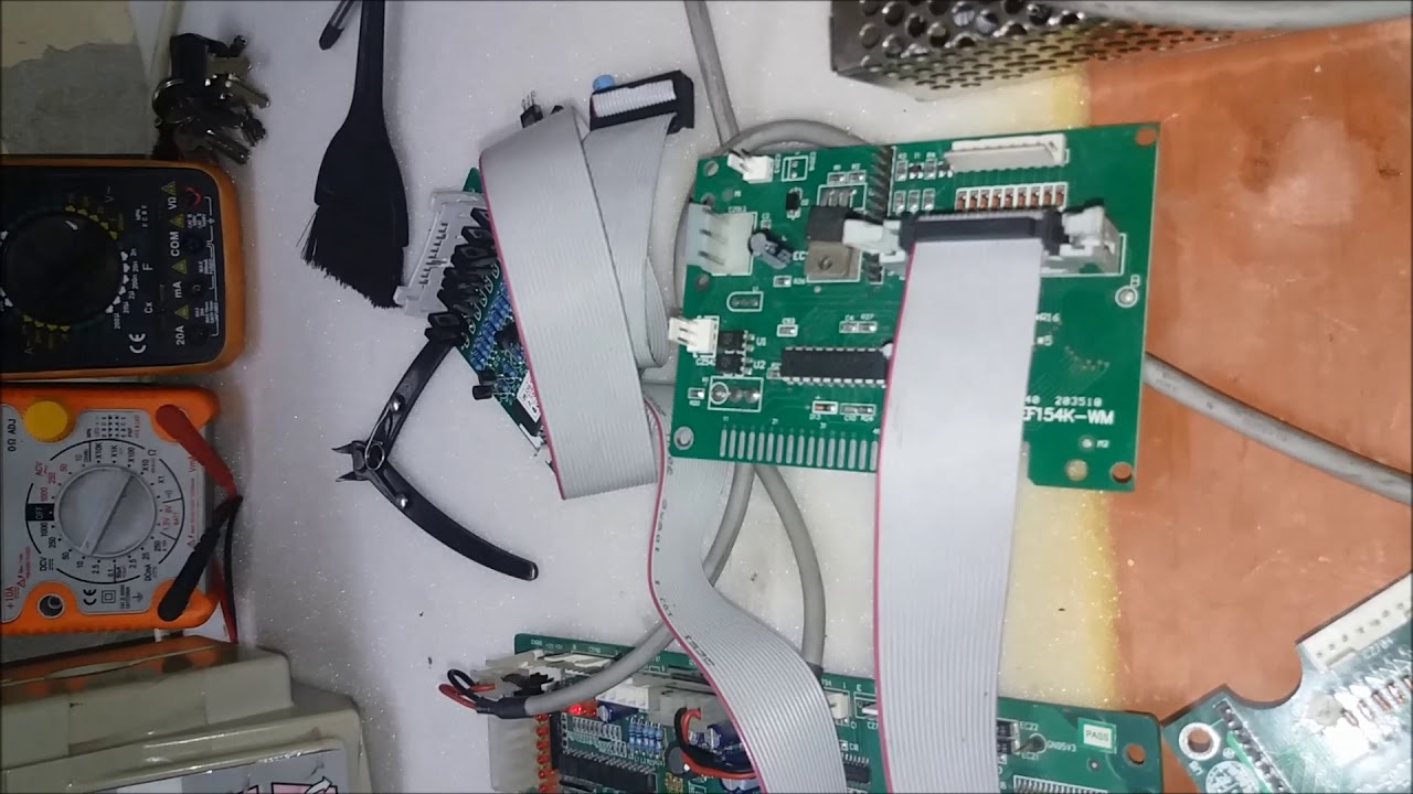 شرح عن اعطال الكترون بمكنات التطريز