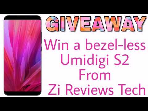 Umidigi S2 bezel-less smartphone International Giveaway by Zi Reviews Tech