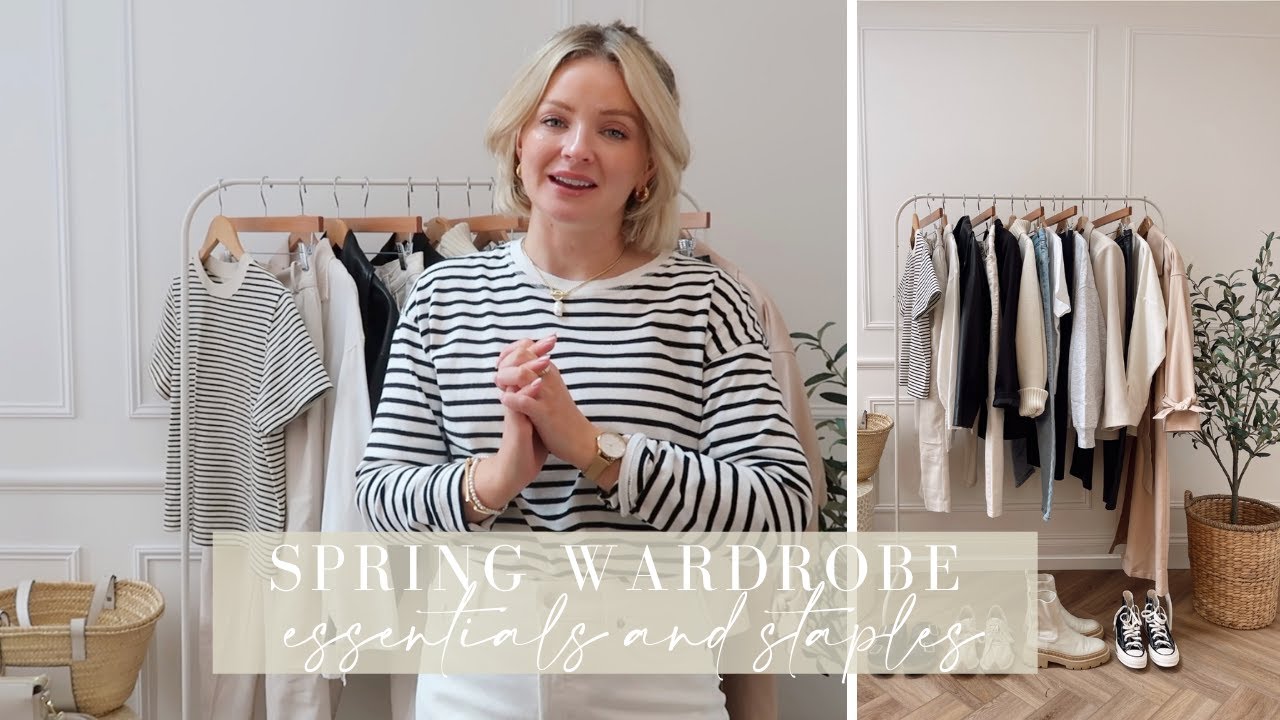 SPRING WARDROBE ESSENTIALS AND STAPLES / SPRING CAPSULE WARDROBE 2022 ...