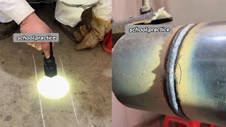 stick welding | 5G pipe welding practice